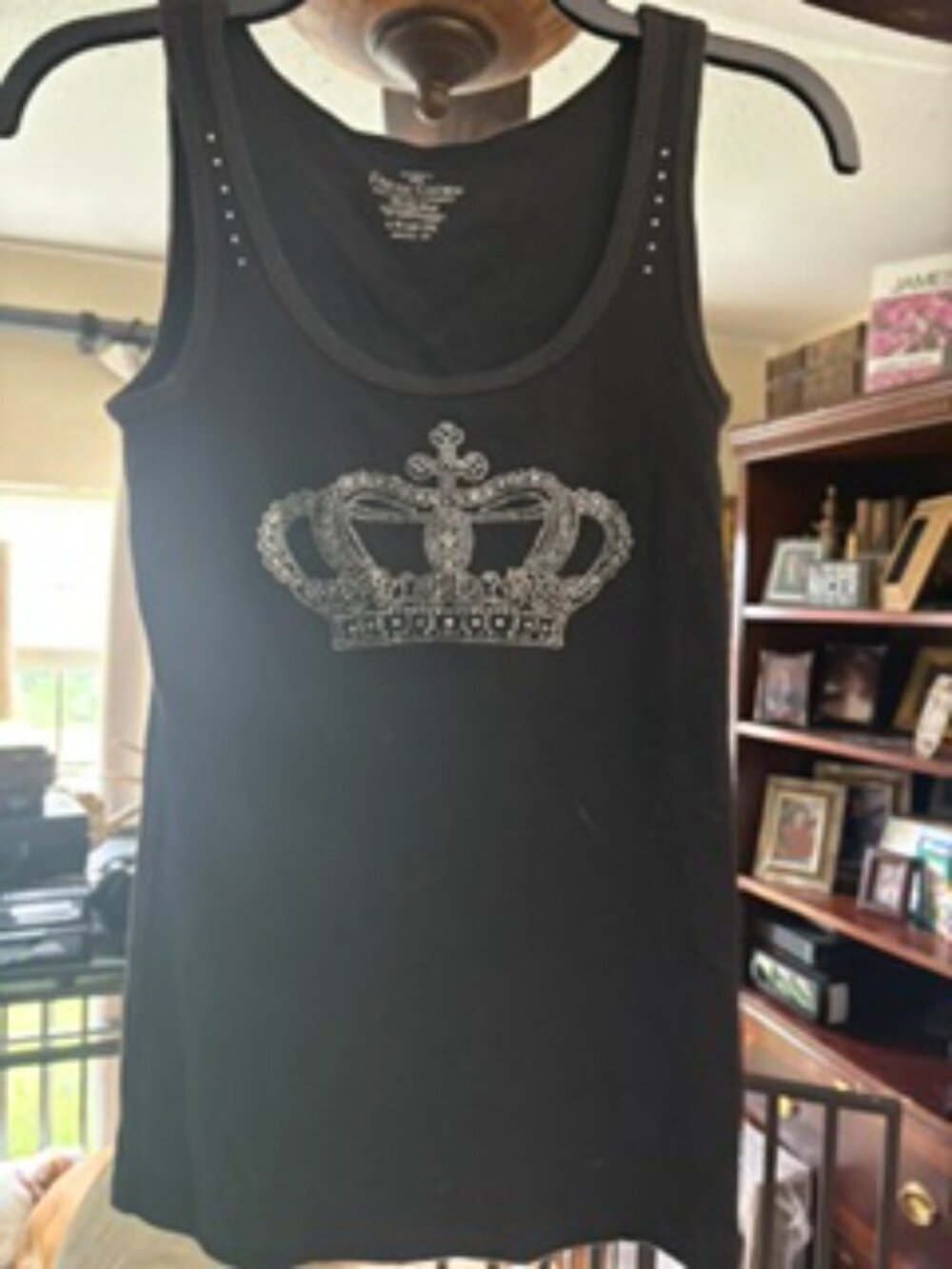 TANK TOP WITH RHINESTONES
